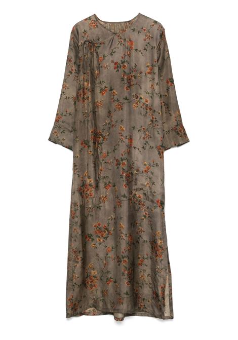 agina dress ggrey and red UMA WANG | UP5001UW087